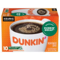 Dunkin' Coffee, Dunkin' Decaf, Medium Roast, Decaffeinated, K-Cup Pods - 10 Each 