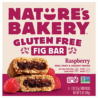 Nature's Bakery Fig Bar, Gluten Free, Raspberry, Twin Packs - 6 Each 