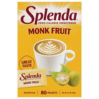 Splenda Sweetener, Zero Calorie, Monk Fruit