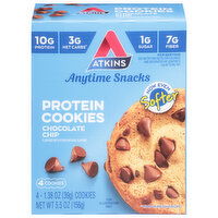 Atkins Cookies, Protein, Chocolate Chip - 4 Each 