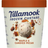 Tillamook Frozen Custard, Maple & Candied Pecan - 15 Ounce 