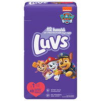 Luvs Diapers, Paw Patrol, 1 (8-14 lb), Jumbo Pack - 48 Each 