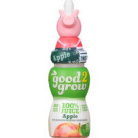 good2grow 100% Juice, Apple - 6 Ounce 