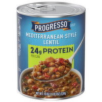 Progresso Soup, Mediterranean Style Lentil - 19 Ounce 