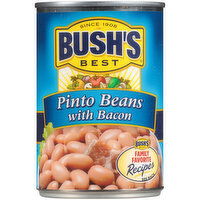 Bushs Best Pinto Beans with Bacon - 15.5 Ounce 