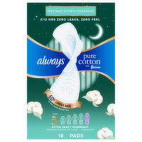 Always Pads, Extra Heavy Overnight, Unscented, Size 5 - 18 Each 