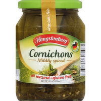 Hengstenberg Cornichons, Mildly Spiced - 12.5 Ounce 