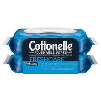 Cottonelle Flushable Wipes, 2 Pack - 2 Each 