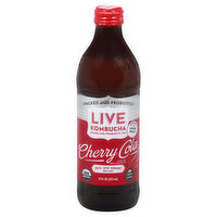 LIVE Kombucha, Cherry Cola - 12 Ounce 