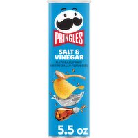 Pringles Potato Crisps Chips, Salt and Vinegar - 5.5 Ounce
