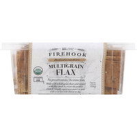 Firehook Crackers, Organic, Multigrain Flax, Baked - 5.5 Ounce 