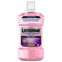 Listerine Alcohol Free Anticavity Fluoride Fresh Mint Mouthwash - 1.05 Pint
