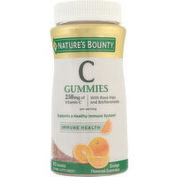 Nature's Bounty Vitamin C, 250 mg, Gummies, Orange Flavored - 80 Each 