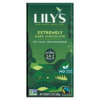 Lily's Dark Chocolate, Extremely, 85% Cocoa - 2.8 Ounce 