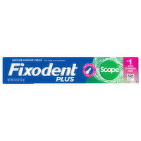 Fixodent Denture Adhesive Cream, Scope - 2 Ounce 