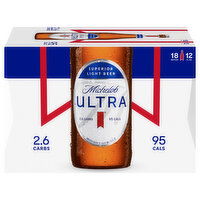 Michelob Ultra Beer, Superior Light - 18 Each 