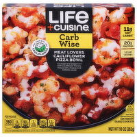 Life Cuisine Pizza Bowl, Meat Lovers Cauliflower - 10 Ounce 