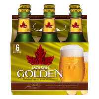 Molson Golden Beer, Premium, 6 Pack - 6 Each 