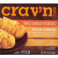 Crav'n Flavor Twice Baked Potatoes, Four Cheese