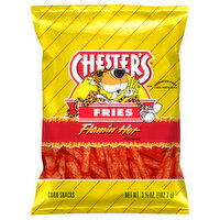 Chester's Corn Snacks, Flamin' Hot Flavored, Fries - 3.62 Ounce 