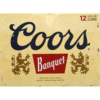 Coors Beer, Banquet - 12 Each 