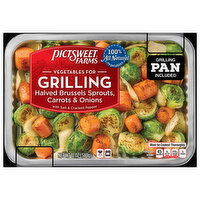 Pictsweet Farms Brussels Sprouts, Carrots & Onions, Halved - 12 Ounce 