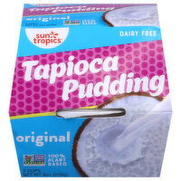 Sun Tropics Tapioca Pudding, Dairy Free, Original - 2 Each 