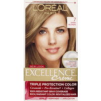 Excellence Permanent Haircolor, Creme, Dark Blonde 7 - 1 Each 