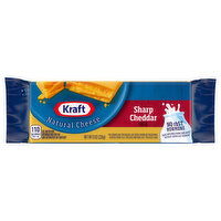 Kraft Sharp Cheddar, Block - 8 Ounce 