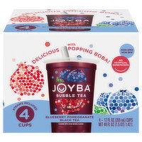 Joyba Blueberry Pomegranate Black Tea Bubble Tea - 4 Each