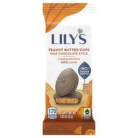 Lily's Peanut Butter Cups, Milk Chocolate Style - 2 Each 