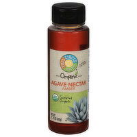 Full Circle Market Agave Nectar, Amber - 11.75 Ounce 