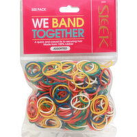 Firstline Rubber Band, Assorted, 500 Pack - 500 Each 