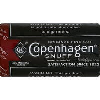 Copenhagen Snuff, Original, Fine Cut