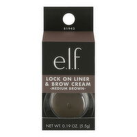 e.l.f. Liner & Brow Cream, Lock On, Medium Brown