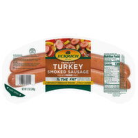 Eckrich Skinless Turkey Smoked Sausage - 12 Ounce 