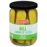 Brookshire's Dill Pickle Sandwich Slices - 16 Fluid ounce 