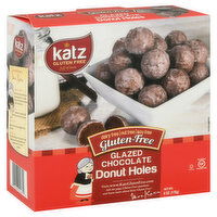 Katz Donut Holes, Gluten-Free, Glazed Chocolate - 6 Ounce 