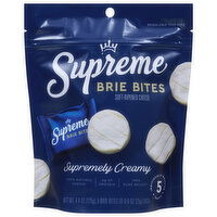 Supreme Brie Bites, Soft-Ripened Cheese, Supremely Creamy - 5 Each 