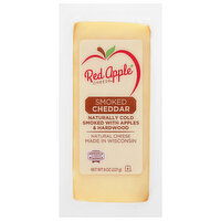 Red Apple Cheese Cheese, Cheddar, Smoked - 8 Ounce 