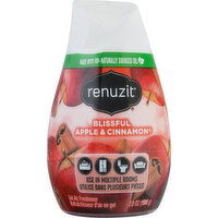 Renuzit Air Freshener, Blissful Apple & Cinnamon, Gel - 7 Ounce 