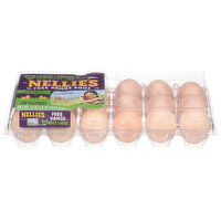 Nellie's Eggs, Brown, Free Range, Large - 18 Each 