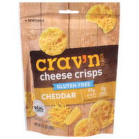 Crav'n Flavor Cheese Crisps, Gluten Free, Cheddar