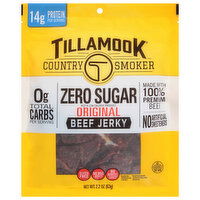 Tillamook Country Smoker Beef Jerky, Zero Sugar, Original