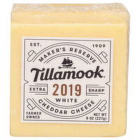 Tillamook Cheese, Extra Sharp White Cheddar, 2019 - 8 Ounce 