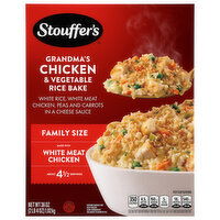 Stouffer's Rice Bake, Grandma's Chicken & Vegetable, Family Size - 36 Ounce 