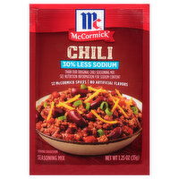 McCormick Less Sodium Chili Seasoning Mix - 1.25 Ounce 