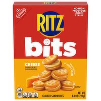 RITZ Bits Cheese Sandwich Crackers, Snacks for Kids and Adults, Lunch Snacks - 8.8 Ounce