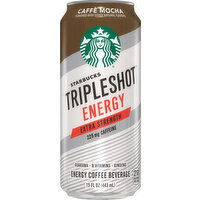 Starbucks Energy Coffee Beverage, Caffe Mocha, Extra Strength - 15 Fluid ounce 