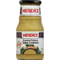 Herdez Salsa Cremosa, Roasted Poblano, Medium